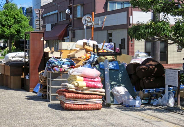 大量の粗大ゴミを一斉に捨てられる